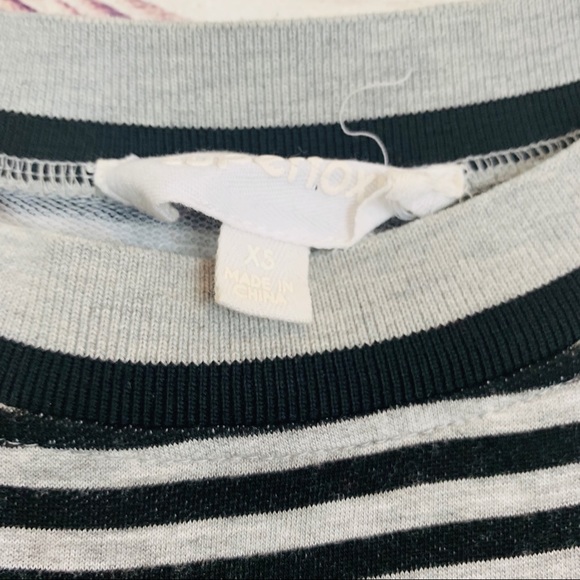 Superfoxx by Nordstrom gray striped dress … - Picture 4 of 8